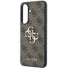 Guess PU 4G Metal Logo dėklas skirtas Samsung Galaxy A57 rudos spalvos
