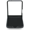 Guess PU 4G Metal Logo dėklas Samsung Galaxy Z Flip 8 pilkos spalvos