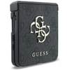 Guess PU 4G Metal Logo dėklas Samsung Galaxy Z Flip 8 pilkos spalvos