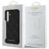 Guess GUHCS24FEG4GFGR Samsung Galaxy S24 FE S721 dėklas telefonui pilkos spalvos hardcase 4G Metal Gold Logo