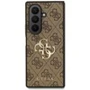Guess PU 4G Metal Logo dėklas skirtas Samsung Galaxy Z Fold 7 rudos spalvos