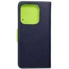 Oem FANCY Book dėklas skirtas Xiaomi Redmi Note 14 5G mėlynos spalvos / lime