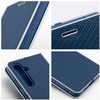 Dėklas Oem LUNA Book Carbon skirtas Samsung Galaxy A56 5G mėlynos spalvos