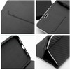 Dėklas Oem LUNA Book Carbon skirtas Samsung Galaxy S25 Ultra juodos spalvos