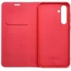 Dėklas Oem LUNA Book Carbon skirtas Xiaomi Redmi Note 14 4G (GLOBAL - 163,25mm x 76,55mm x 8,16mm) red