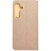 Dėklas Oem LUNA Book Gold skirtas Samsung Galaxy S25 Plus aukso spalvos