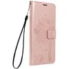 Dėklas Forcell Oem MEZZO Book case for IPHONE 12 / 12 PRO medžio rose auksinis