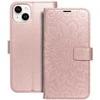 OEM MEZZO atverčiamas dėklas IPHONE 14 Plus mandala rožinis auksinis