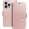 OEM MEZZO dėklas IPHONE 14 Pro telefonui, mandala rožinis, auksinis