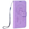 Oem MEZZO Book dėklas skirtas Samsung Galaxy S25 Ultra dreamcatcher violetinės spalvos