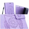 Oem MEZZO Book dėklas skirtas Xiaomi Redmi Note 14 5G dreamcatcher violetinės spalvos