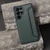 Dėklas Oem RAZOR Book skirtas Samsung Galaxy A26 5G dark žalios spalvos