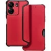 OEM RAZOR Book dėklas Xiaomi Redmi 13C raudonas
