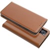Dėklas su klapką na Xiaomi Redmi NOTE 15 5G Smart Pro Book skórzane ruda