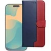 Dėklas su klapką na Samsung S26 PLUS Split Book spalva tamsiai mėlyna-raudona