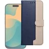 Markowe Dėklas su klapką na Samsung S26 ULTRA Split Book granatowo-kremowe