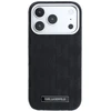 Dėklas Karl Lagerfeld case for IPHONE 18 Pro/17 Pro compatible with MagSafe (Mono Resin Logo) juodas