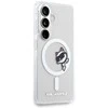 Karl Lagerfeld IML Choupette Peekaboo Logo Magnetic dėklas skirtas Apple iPhone Samsung Galaxy S26 skaidrus