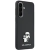 Dėklas Karl Lagerfeld futerał do SAMSUNG A37 KLHCSA37PSAKCMPK (Saffiano W/ K&C Metal Logo) juoda