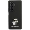 Karl Lagerfeld PU Saffiano Karl and Choupette dėklas skirtas Samsung Galaxy Z Fold 7 juodos spalvos