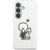 Karl Lagerfeld IML K&CH Back Logo Magnetic dėklas skirtas Apple iPhone Samsung Galaxy S26 skaidrus