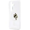 Karl Lagerfeld IML Choupette Peekaboo Logo Magnetic dėklas skirtas Apple iPhone Samsung Galaxy S26 skaidrus