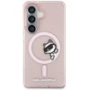 Karl Lagerfeld dėklas SAMSUNG S26 KLHMS26S6HCPSCP (magnetinis IML Peekaboo Choupette) rožinis