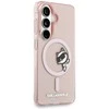Karl Lagerfeld dėklas SAMSUNG S26 KLHMS26S6HCPSCP (magnetinis IML Peekaboo Choupette) rožinis
