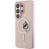 Karl Lagerfeld dėklas, skirtas SAMSUNG S26 Ultra KLHMS26L6HCPSCP (magnetinis IML Peekaboo Choupette dėklas), rožinis