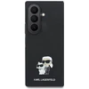 Karl Lagerfeld PU Saffiano Karl and Choupette dėklas Samsung Galaxy Z Fold 8 Ultra juodos spalvos