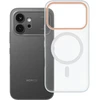 OEM dėklas, skirtas Honor 600 / 600 PRO Go, oranžinis, suderinamas su MagSafe, skaidrus