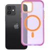 Dėklas iPhone 12 / 12 Pro Forcell F-Protect Vivid Premium, suderinamas su MagSafe, violetinės spalvos