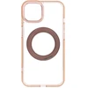 Dėklas Oem Case for iPhone 13 Frame Circle Stand compatible with MagSafe auksinis