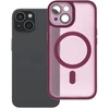 OEM dėklas, skirtas iPhone 15, Variete Mag dėklas, suderinamas su MagSafe violetine