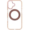 Dėklas Oem Case for iPhone 16 Frame Circle Stand compatible with MagSafe auksinis