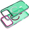 Dėklas iPhone 16 Pro Forcell F-Protect Vivid Premium, suderinamas su MagSafe, žalias