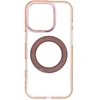 Dėklas Oem Case for iPhone 16 PRO Frame Circle Stand compatible with MagSafe auksinis