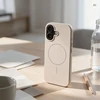 Dėklas iPhone 17 Forcell F-Protect Chromatic Premium, suderinamas su MagSafe, senovinis baltas