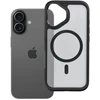 Case for iPhone 17 Forcell F-Protect Smoke Hybrid Premium compatible with MagSafe juodas