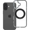 Oem Originalus „iPhone 17“ dėklas su apvaliu stovu, suderinamas su „MagSafe“ ir juodas