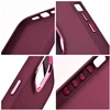 „OEM dėklas, skirtas iPhone 17 Pro / 18 Pro, rėmelis tamsios vyšninės spalvos“