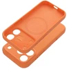 „iPhone 17 Pro / 18 Pro“ dėklas (žemas kameros kraštas), „Forcell F-Protect Rubber Premium“, suderinamas su „MagSafe“, oranžinis