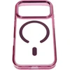 Dėklas Oem Case for iPhone 17 Pro Max / 18 Pro Max Frame Clear Hybrid Mag Cover compatible with MagSafe dark cherry