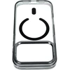 Dėklas Oem Case for iPhone 17 Pro Max / 18 Pro Max Frame Clear Hybrid Mag Cover compatible with MagSafe juoda