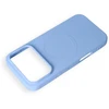 Oem dėklas, skirtas iPhone 17 Pro Max / 18 Pro Max, silikoninis, su MagSafe (didelė anga), suderinamas su MagSafe, šviesiai mėlynas