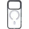 Dėklas Oem Case for iPhone 17 Pro Max / 18 Pro Max Frame Clear Hybrid Mag Cover compatible with MagSafe juoda