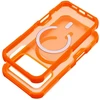 Case for iPhone 17 Pro Max / 18 Pro Max (low camera edge) Forcell F-Protect BumperX Premium compatible with MagSafe oranžinis