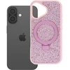 OEM dėklas iPhone 17 Quartz Circle stovu Mag Cover rožinis