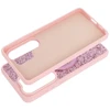 Dėklas Oem Case for iPhone 17 Quartz Circle Stand Mag Cover pink