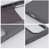 Dėklas Case for iPhone 18 Pro / 17 Pro Forcell F-Protect Frame Premium compatible with Magsafe pilka